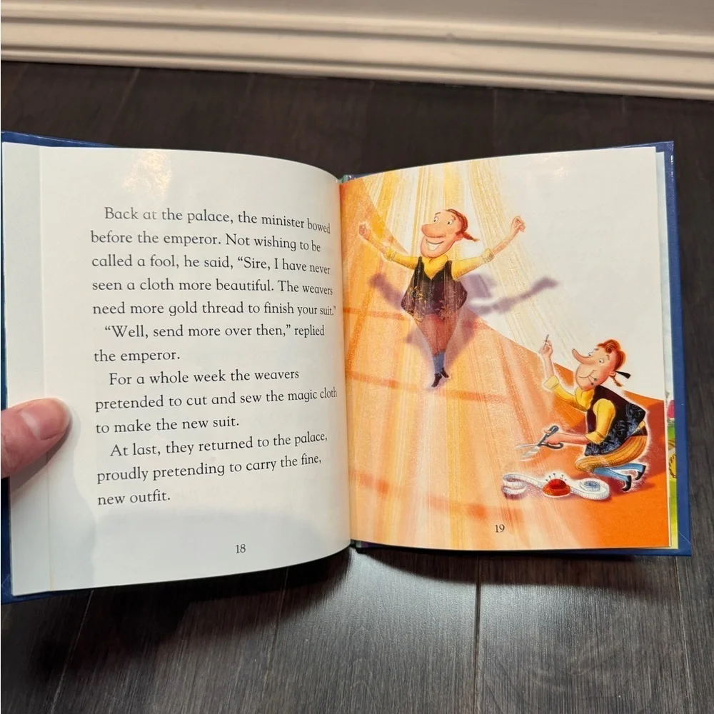 The Emperor's New Clothes Bedtime Stories Hardcover Book Toddler Baby
